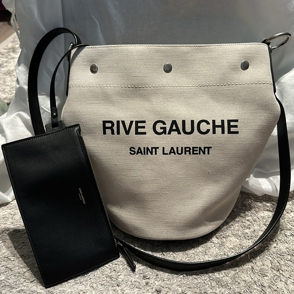 YSL RIVE GAUCHE BUCKET BAG - Picture 1 of 13